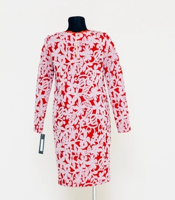 Жіноча червоно-сіра сукня Жіноча червоно-сіра сукня